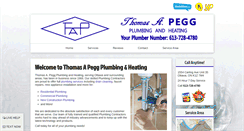 Desktop Screenshot of peggplumbing.com